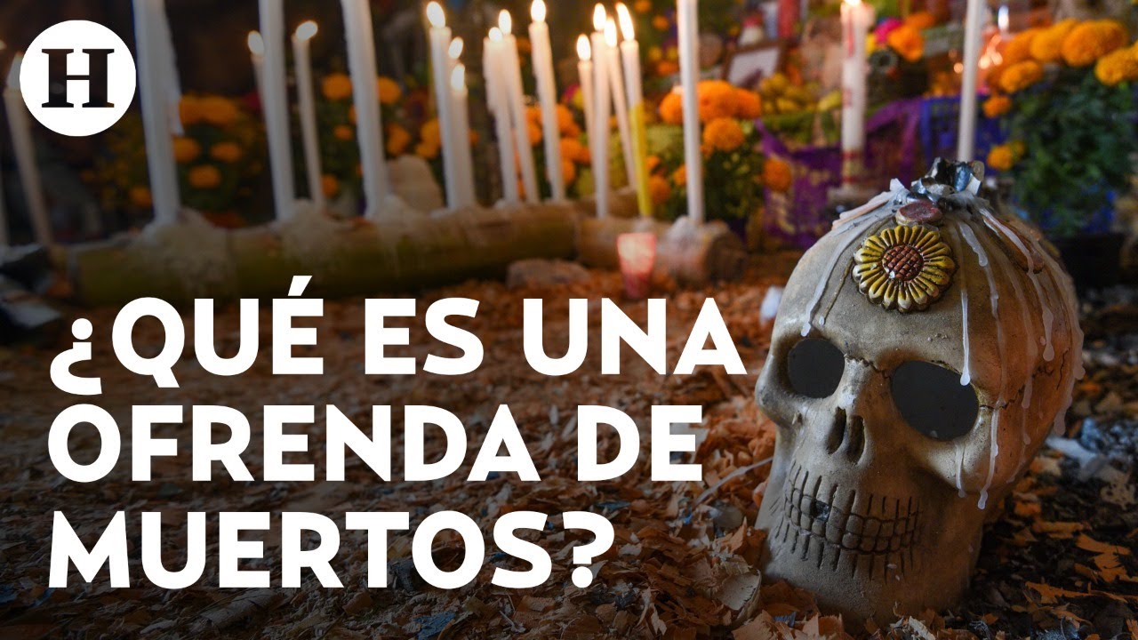 Velas, flor de cempasúchil, pan de muerto y papel picado, ¿qué significan  en el Día de Muertos? - YouTube