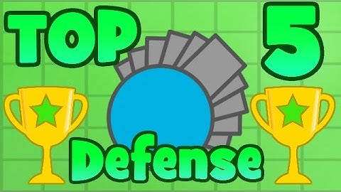 TOP 5 DEFENSIVE CLASSES - Diep.io