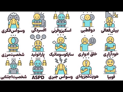 توضیح انواع اختلالات روانی در ۷ دقیقه