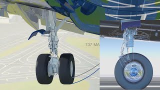 Boeing 737 MAX 10 Landing Gear