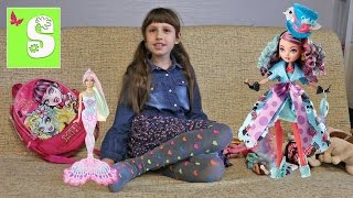 Мы в отеле Мои Игрушки Барби Чи Чи Лав Эвер Афтер Хай Меделин Хеттер Barbie Mermaid Ever After High
