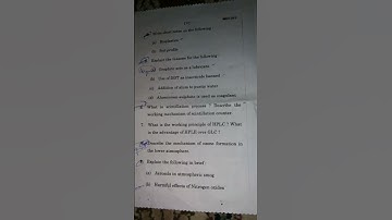 mev 13. environmental chemistry  june 2023 question paper