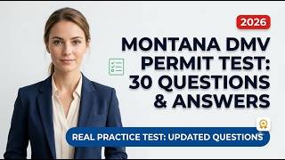 2026 MONTANA DMV PERMIT TEST STUDY GUIDE PASSING SCORE QUESTIONS TIPS