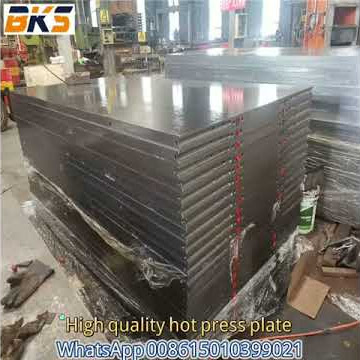 Customize any size plywood hot press plate/heat press platen for hot press machine