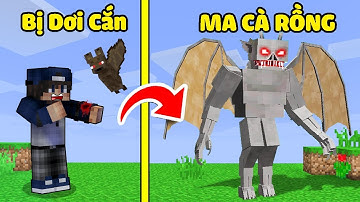 bqThanh Bị Dơi Cắn Rồi Trở Thành MA CÀ RỒNG Trong Minecraft