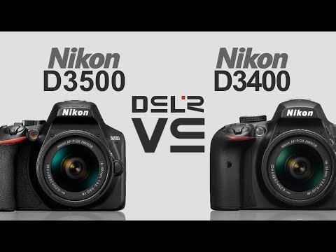 Nikon D3500 vs Nikon D3400