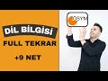 TYT TÜRKÇE DİL BİLGİSİ FULL TEKRAR  9 NET TYT / KPSS