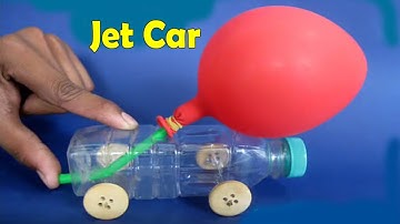 Como Hacer Un Carro o Coche Casero Propulsado Por Aire JUGUETES CASEROS   TOYS