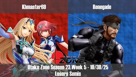 OZone23W5 - LS - Khmaster69 [Pyra/Mythra] vs Renegade [Snake]