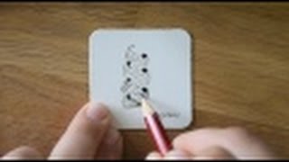 Zentangle® Pattern: Organic