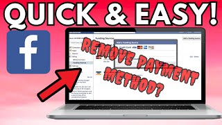 How To Remove Payment Method From Facebook Ads