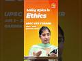 Garima Lohia AIR-2 UPSC CSE 2022 Topper on Using Epics in Ethics