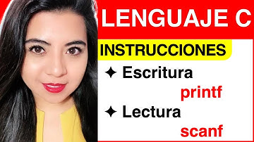 INSTRUCCIÓN de ESCRITURA y LECTURA en LENGUAJE de PROGRAMACIÓN C