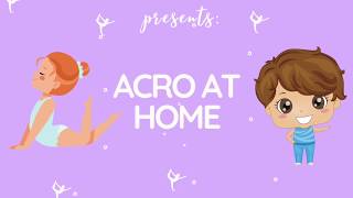 Tiny-tot Acro at home with Miss Alisha