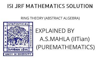 ISI JRF MATHEMATICS 2019#PUREMATHEMATICS