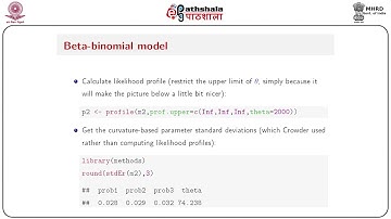 A case study on maximum likelihood estimation based on a real data set