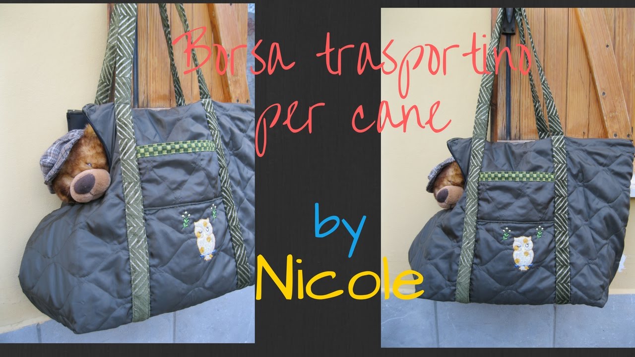 Borsa trasportino per cani - Dog carrier bag 