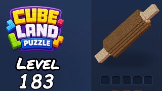 Cube Land Puzzle Level 183 Walkthrough
