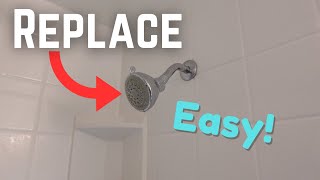 How to Replace a Shower Head  REMOVAL and INSTALLATION