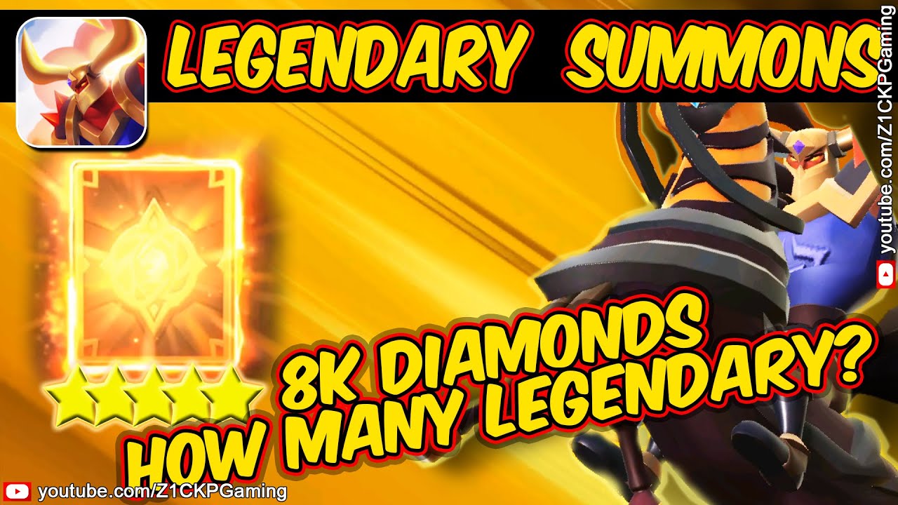 Idle Legend Summons with 8K DIAMONDS - Idle Legend 3D Auto Battle RPG Idle Legends 3D Z1CKP