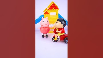 Satisfying with Unboxing and Review 2 Crayon Shin-chan, Peppa Pig Toys Video