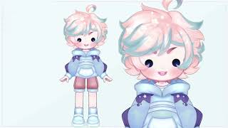 Live2d Showcase Chibi Vtuber Model