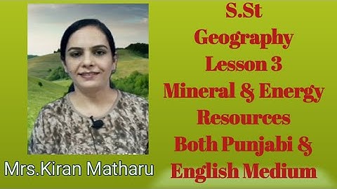 #Class8th_#SSt_#Lesson3_#Mineral_&_Energy_resources_#PSEB#