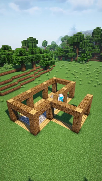 Duo Survival House Tutorial || 2 Player Minecraft House Tutorial #minecraft #shorts