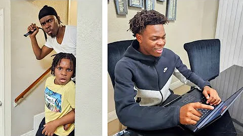 Boy STAYS UP LATE ON A SCHOOL NIGHT,  DAD TEACHES HIM A LESSON