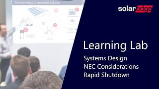 SolarEdge Design: NEC Pt. 1 - Rapid Shutdown