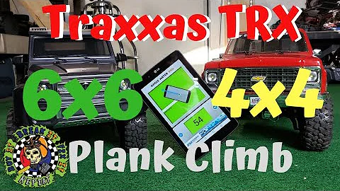 Traxxas Trx 6 and Trx4 Plank Climb