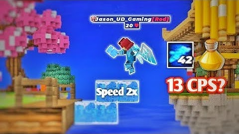 Extreme level Jump Bridge, Jitter Bridge With Speed:42 [Blockman-Go BedWars]