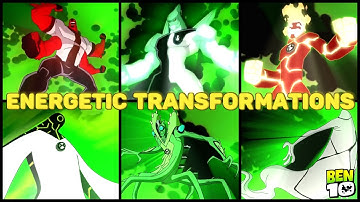Ben 10 Classic All Alien Transformations | Energetic Edits Compilation ⚡
