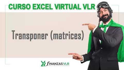 Dos (2) formas de usar la función transponer 🧐 [Pegado especial y matrices].
