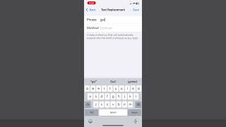 How to Setup Text Replacement