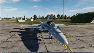 DCS F18 Tutorial EP1 Basic Start Up