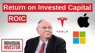 Return On Invested Capital (ROIC) Explained Using Tesla, Apple and Microsoft stocks.