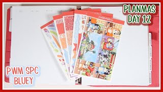 Plan With Me! | Scribble Prints Co Bluey | PLANMAS DAY 12