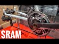 Shifting sram red axs 12s  newest groupset for 2024 at eurobike frankfurt