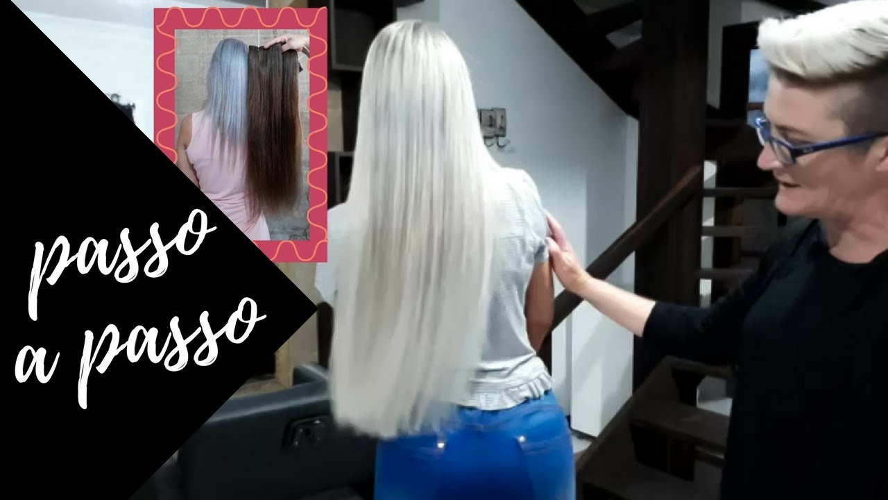 COMO DESCOLORIR UM CABELO PARA MEGA HAIR - PASSO A PASSO