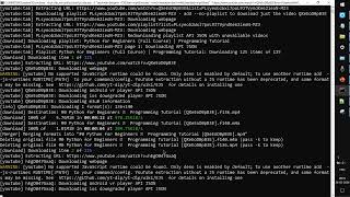 Download youtube videos using ytdlp open source utility