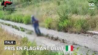 Un Agriculteur Filmé En Train Dallumer Délibérément Un Incendie Dans La Campagne Italienne