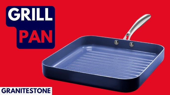 Curtis Stone Dura-Pan+ 9.5 and 11 Frypan Set - Blue