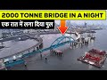 How mumbai made a 2000 tonne bridge in one night 