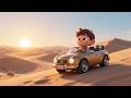 Vroom Vroom Desert Car 🏜️🚗 | Desert Adventure Car Song for Kids | Nursery Rhymes &amp; Kids Songs