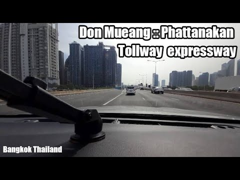 Don Mueang :: Phattanakan Tollway expressway Bangkok Thailand [ทางด่วนดอนเมืองไปพัฒนาการ