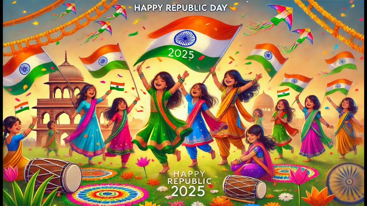 Happy Republic Day 2025 ✨Celebrate Unity, Freedom & Patriotism | Greetings & Status 🎉 Greetings