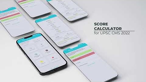 UPSC CMS GURU presents Score Calculator | Answer Key 2022