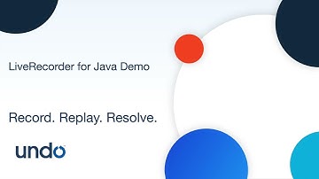 Introduction to LiveRecorder for Java