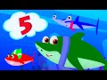 Five Little Sharks + More Christmas Songs And Cartoon Videos by Kids Tv Baby Shark